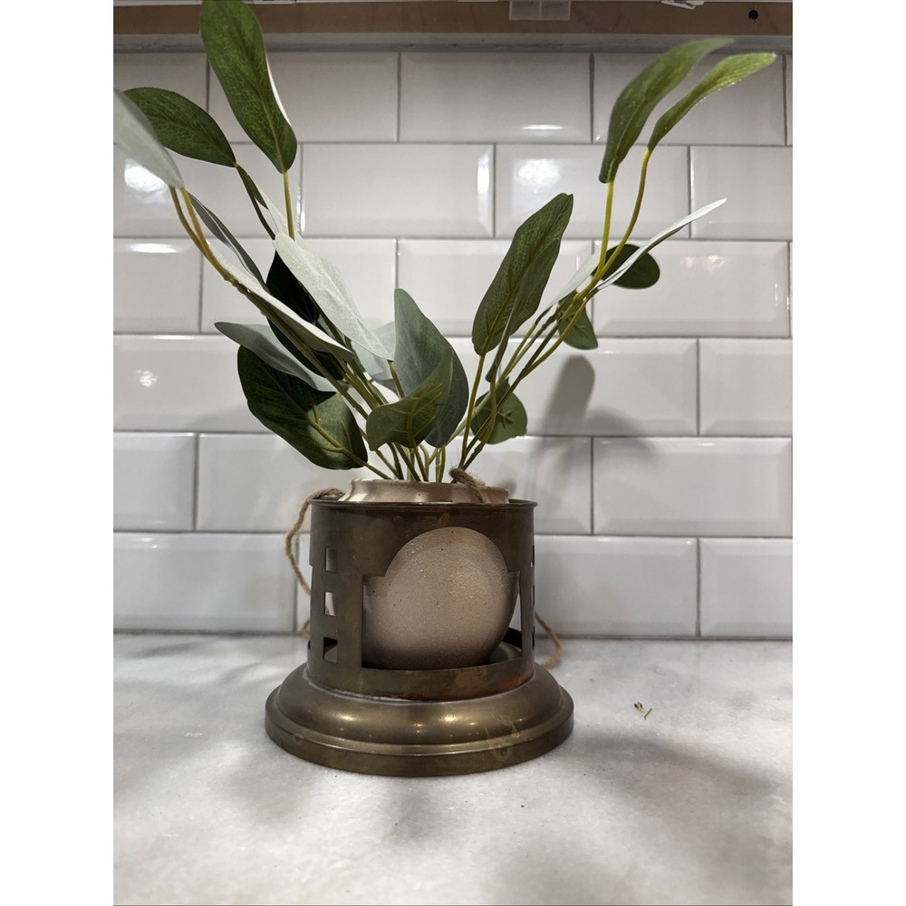 Vintage‎ Brass Plant Stand Plant Not Included